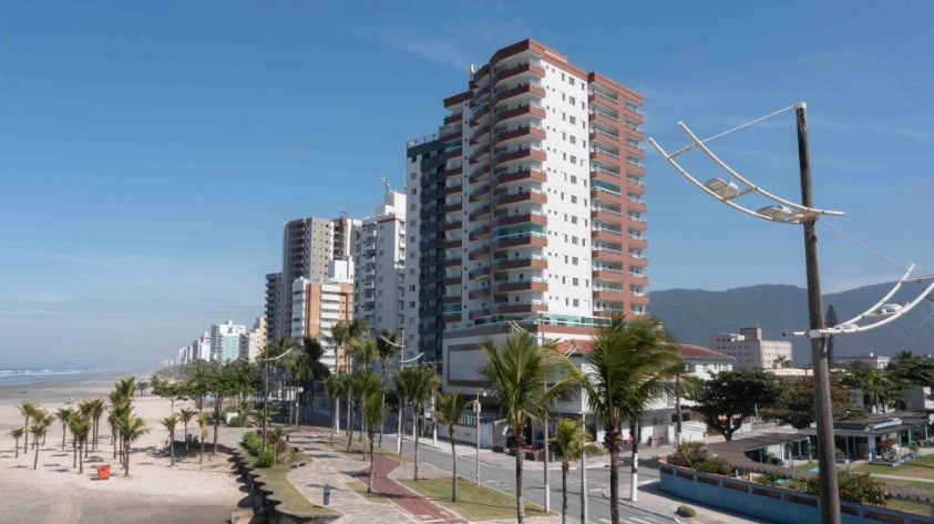 Apartamento 1 dormitório para Venda em Praia Grande, Jardim Real, 1 dormitório, 1 banheiro, 1 vaga