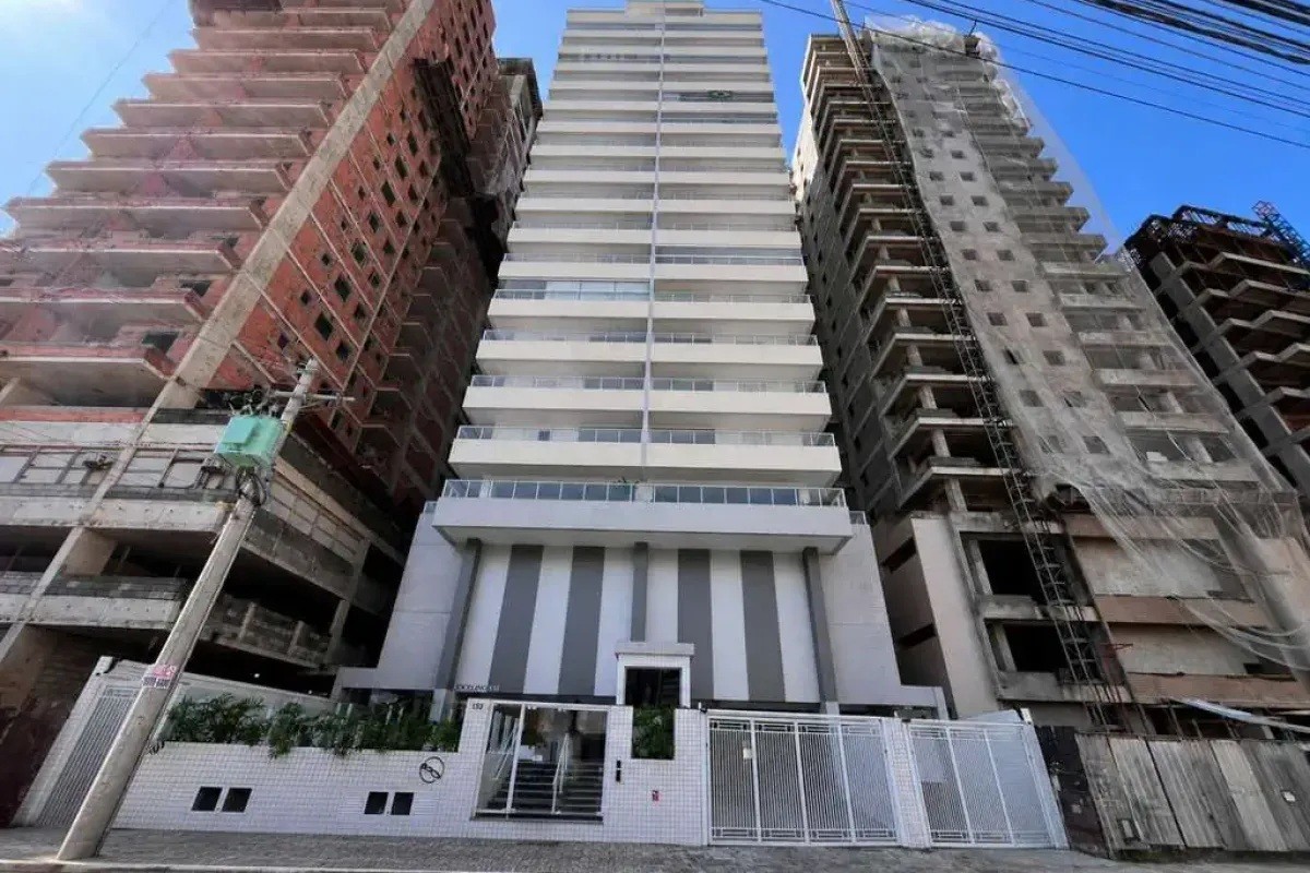 Apartamento 2 dormitórios para Venda em Praia Grande, Aviação, 2 dormitórios, 1 suíte, 1 banheiro, 2 vagas